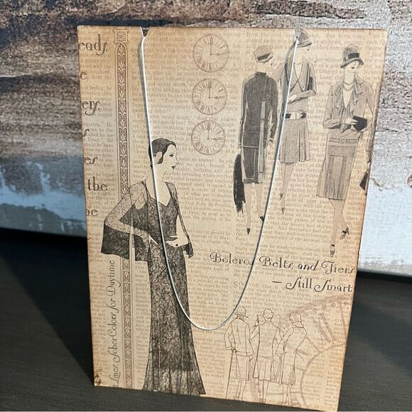 Sterling Silver Very Dainty Cord Necklace - Picture 1 of 3